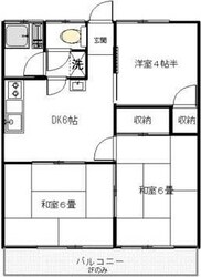 第２ベルハイツの物件間取画像